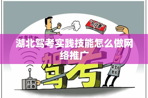 湖北驾考实践技能怎么做网络推广