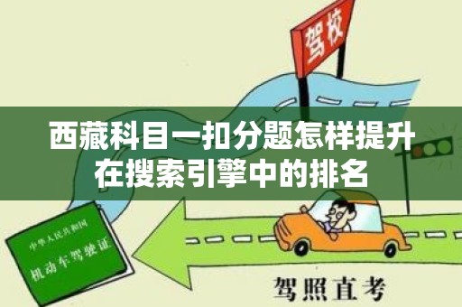 西藏科目一扣分题怎样提升在搜索引擎中的排名