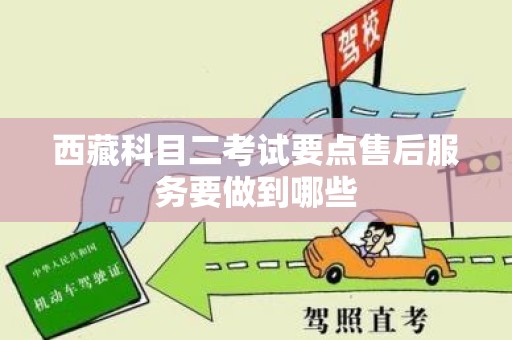 西藏科目二考试要点售后服务要做到哪些