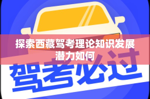 探索西藏驾考理论知识发展潜力如何